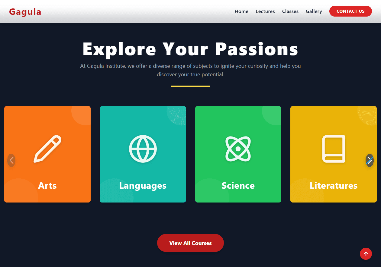 Gagula Institute Website