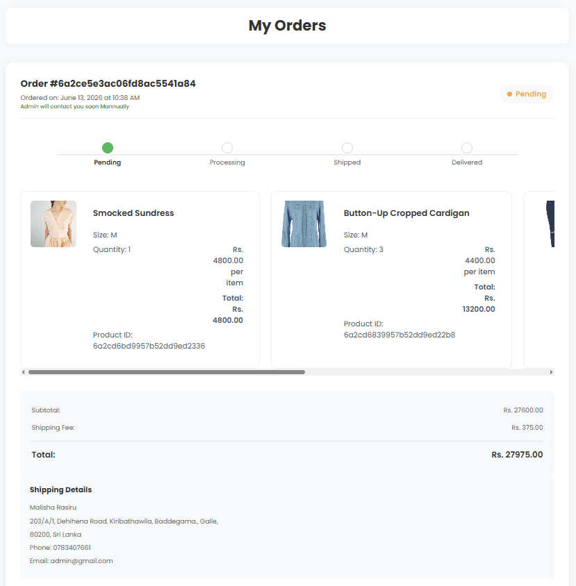 sample textile Website